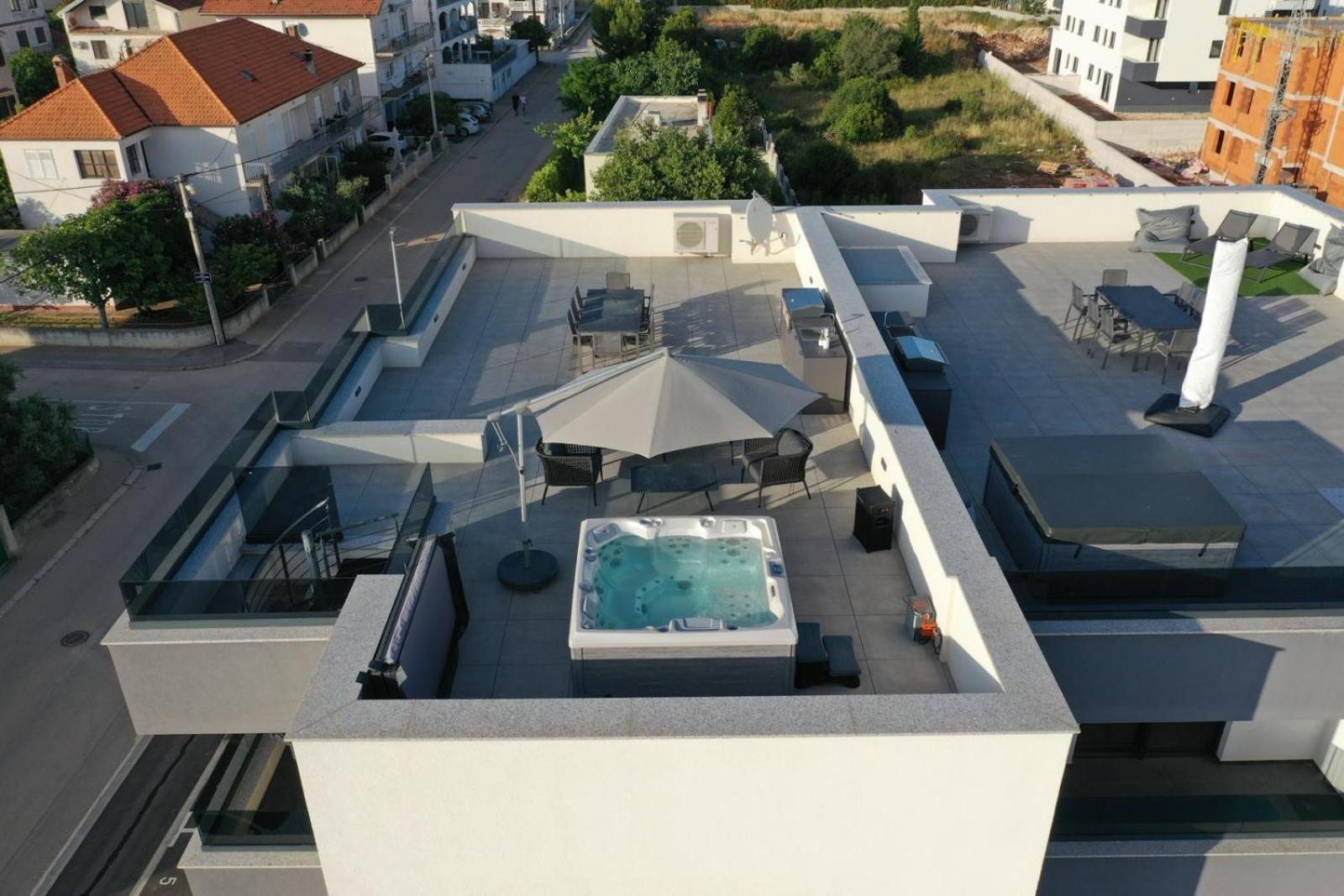 Fux Penthouse Whirlpool Meerblick Zadar Exteriér fotografie