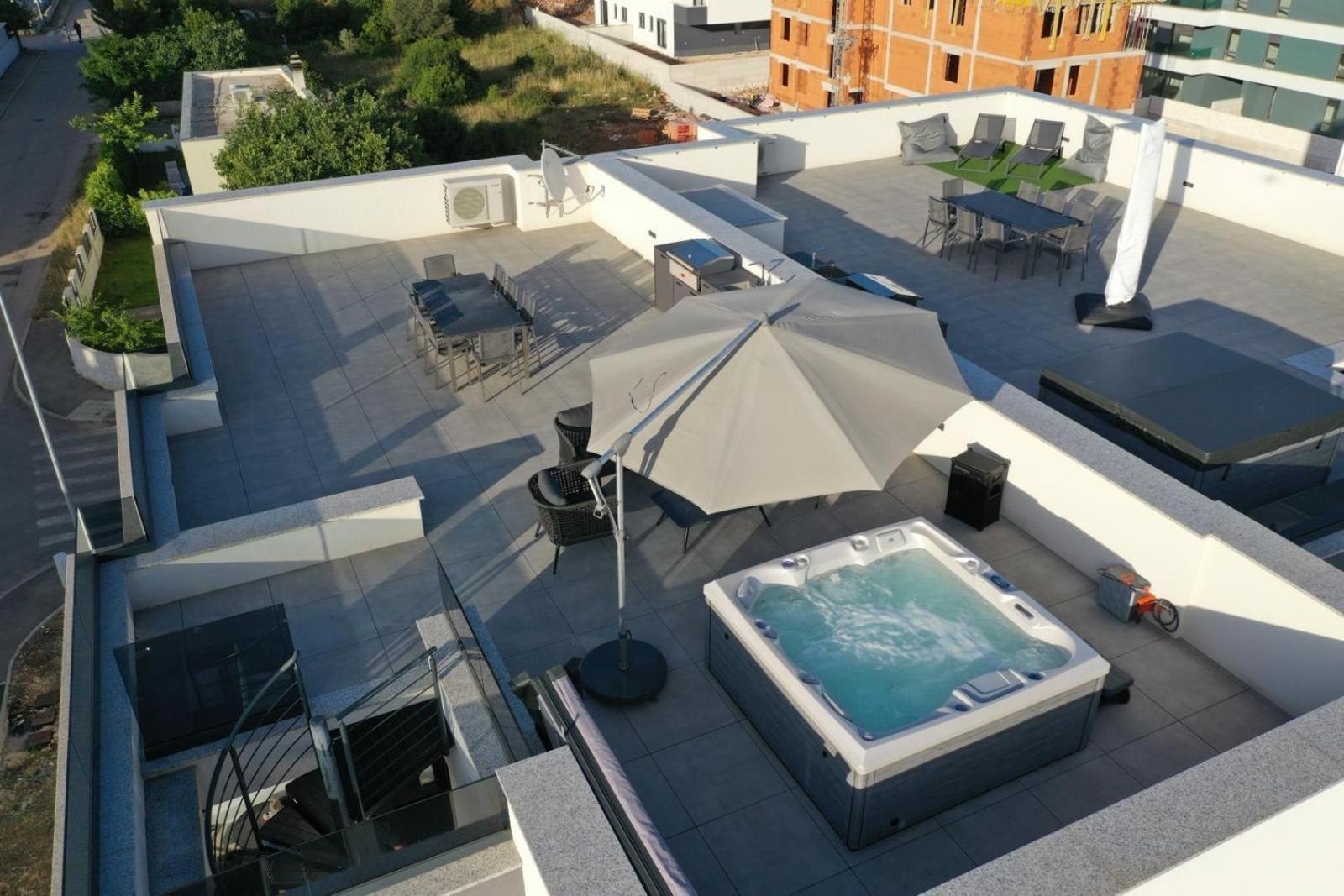 Fux Penthouse Whirlpool Meerblick Zadar Exteriér fotografie